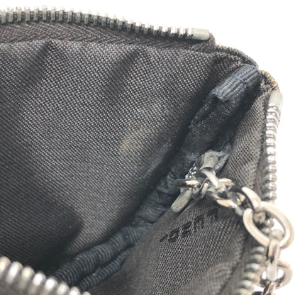 Fendi Zucca Coin Purse Brown Silverhardware