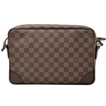 Louis Vuitton Damier Trocadero 30 Ebene Canvas Shoulder Bag (N48082) In Brown