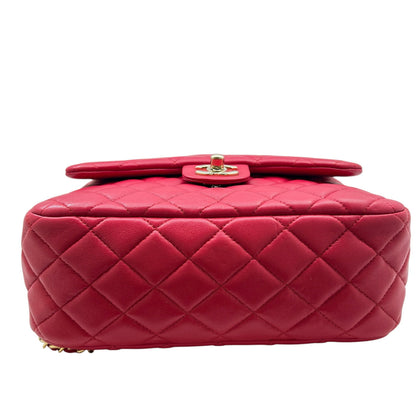 Chanel Matelasse Backpack In Pink Lambskin A94417