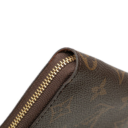 Louis Vuitton Monogram Zippy Coin Purse M60067 Brown Leather
