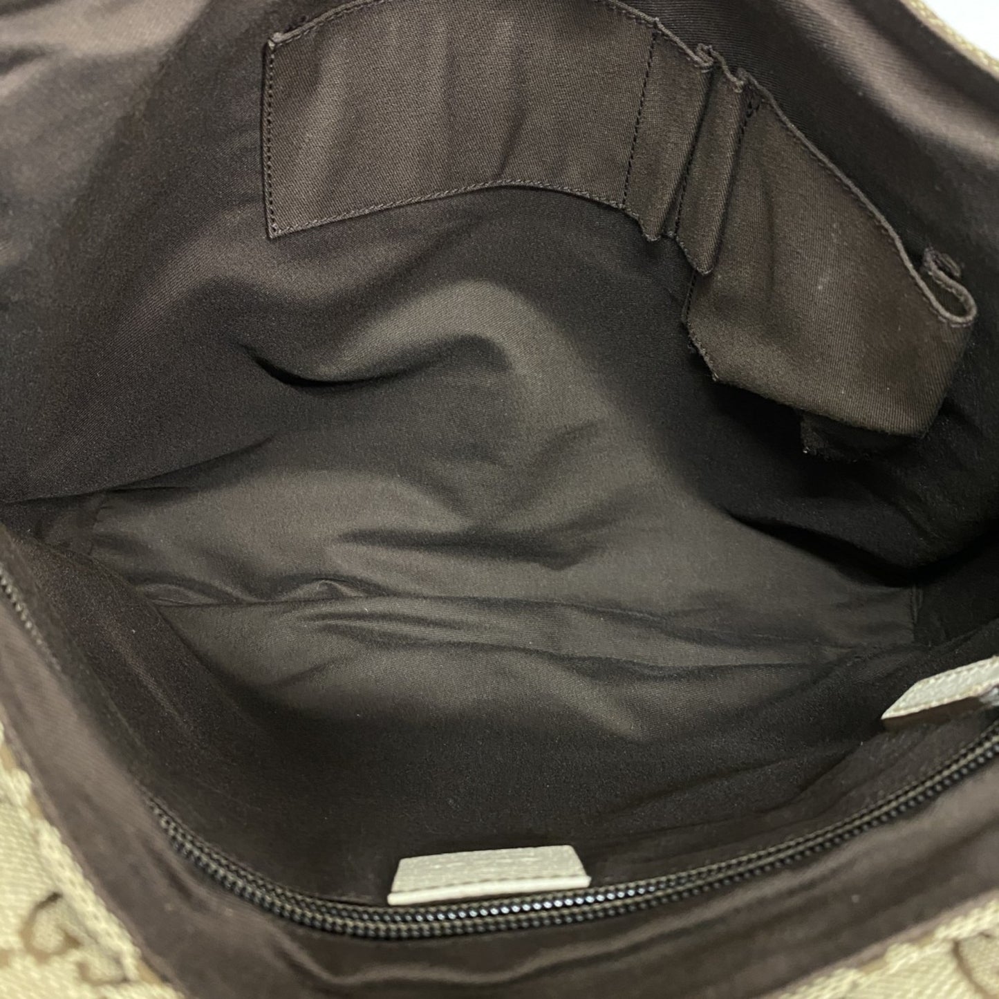 Gucci Gg Canvas Shoulder Bag 146236 Brown Ivory