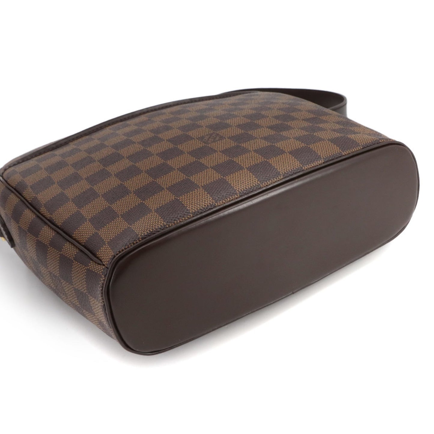 Louis Vuitton Damier Ipanema Gm Shoulder Bag In Ebene Brown