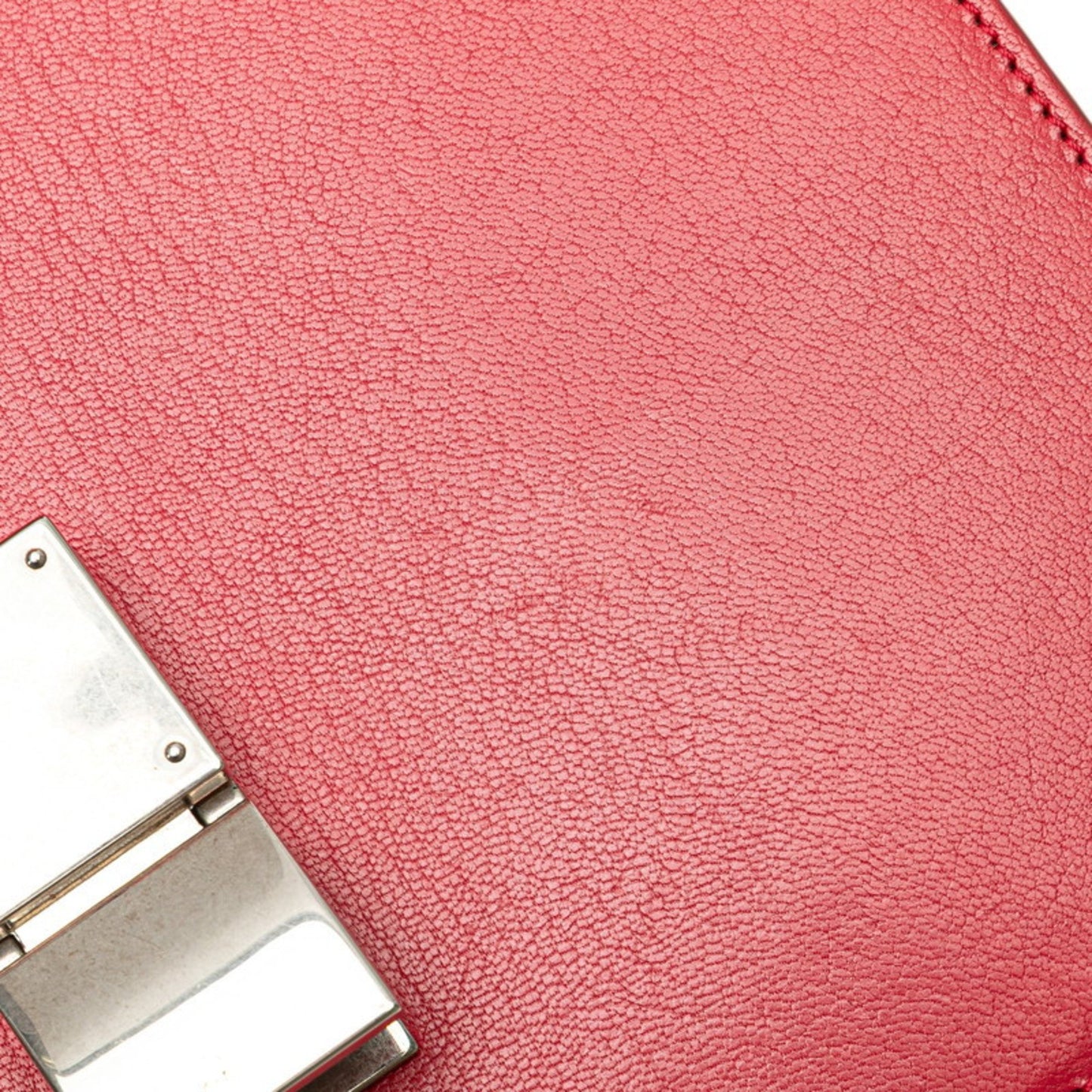 Celine Classic Box Medium Crossbody Shoulder Bag In Pink Leather