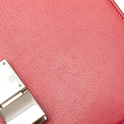 Celine Classic Box Medium Crossbody Shoulder Bag In Pink Leather