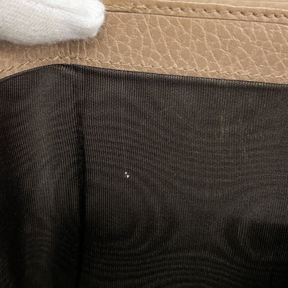 Gucci Gg Marmont Tri-Fold Wallet 474746 Leather Brown