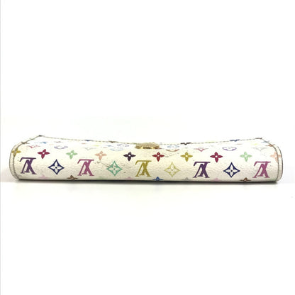 Louis Vuitton M93744 Monogram Multicolore Portefeuille Sarah Rich Long Wallet With Flap