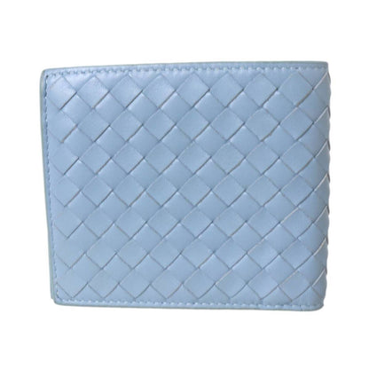 Bottega Veneta Bi-Fold Wallet Intrecciato Light Blue P01211064W Es