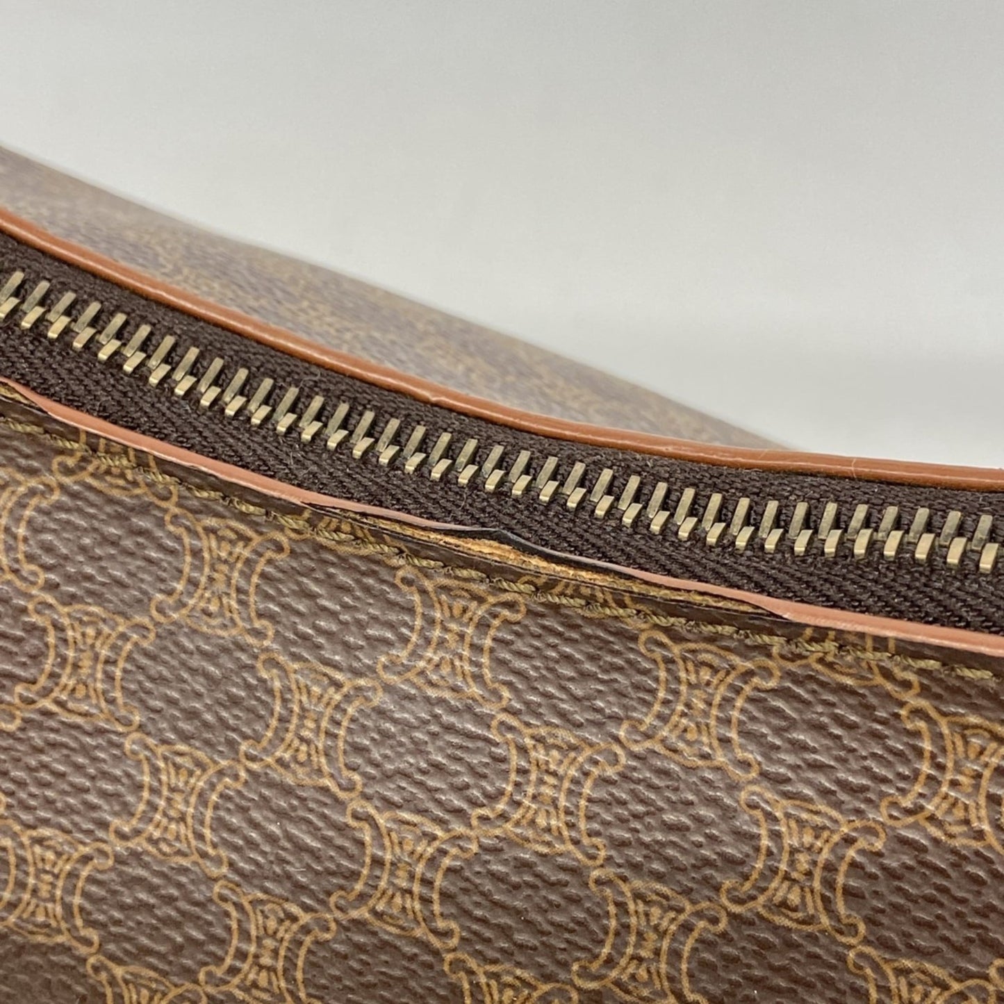 Celine Shoulder Bag Macadam Brown