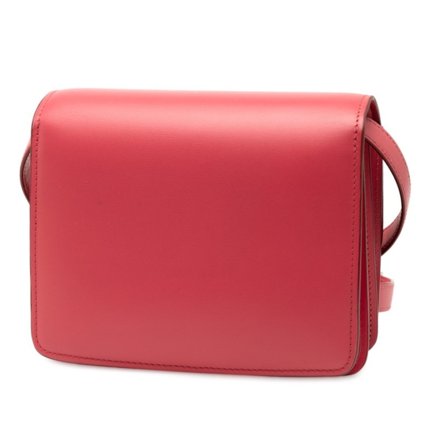 Celine Classic Box Small Shoulder Bag In Pink Leather