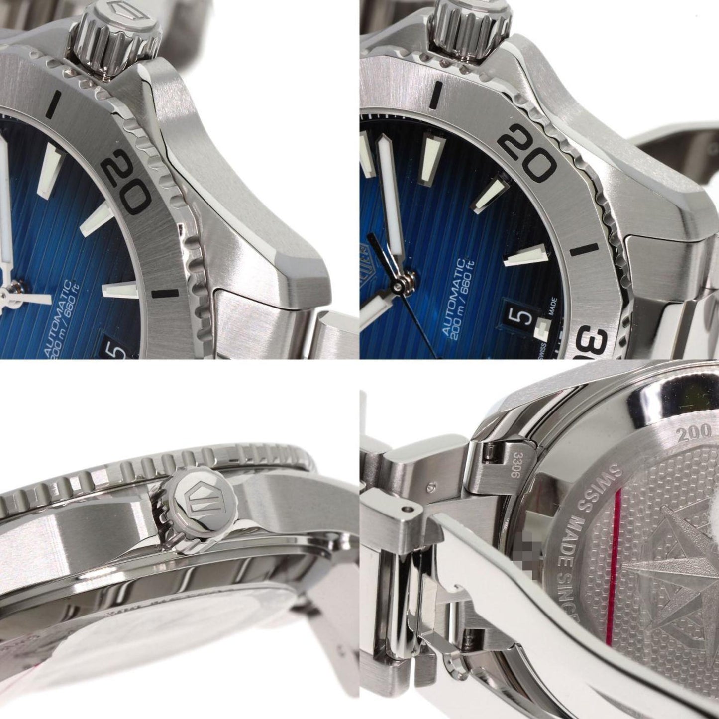 Tag Heuer Wbp2111.Ba0627 Aquaracer Professional Unused Watch Stainless Steel Ss