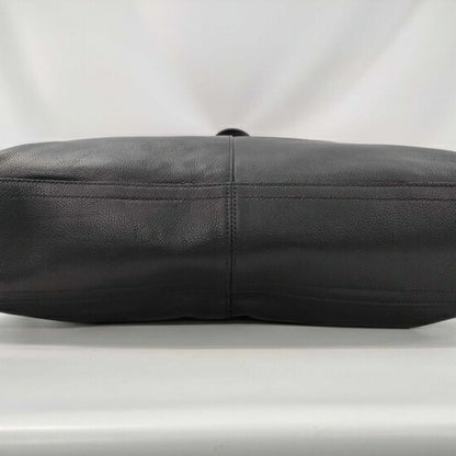 Coach Tote Bag Thompson Crossbody Foldover 70493 Black Leather
