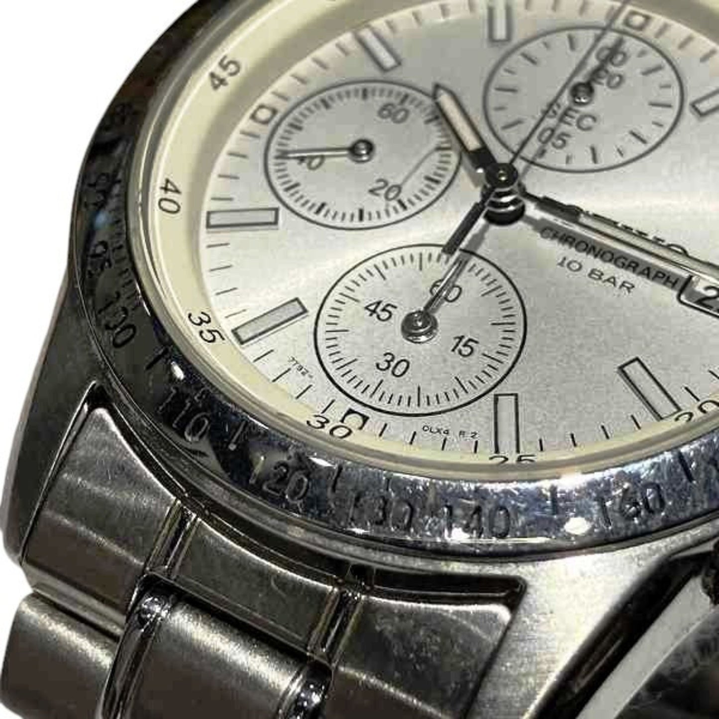 Seiko 7T92-0Dw0 Quartz Chrono Goraff Watch
