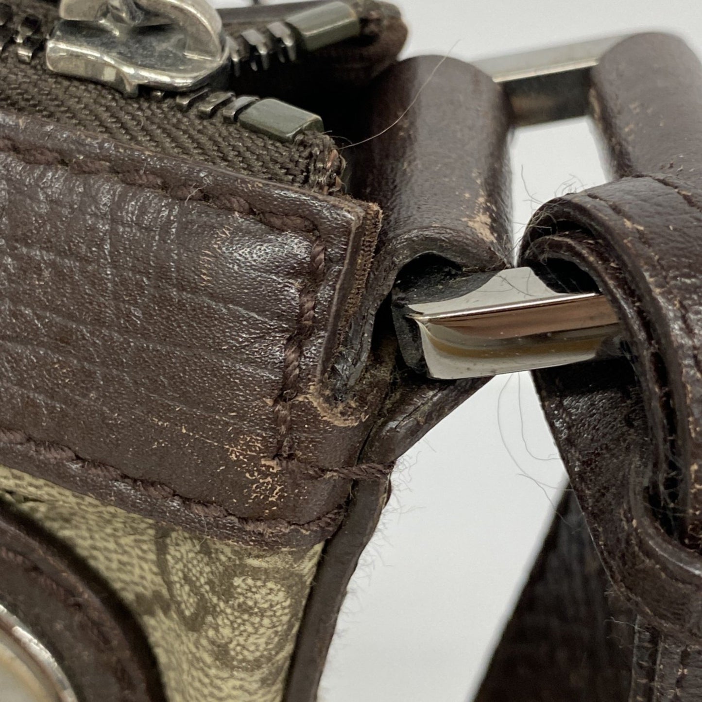 Gucci Gg Supreme Shoulder Bag 148476 Brown