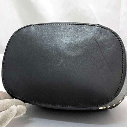 Gucci Shoulder Bag F-22751 Black Bright Diamante Shima 354229 Leather Studs 525040 Gucci Crossbody