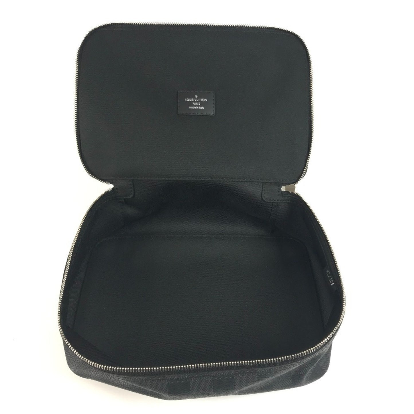 Louis Vuitton N40182 Damier Graphite Cube Langemont Mm Travel Case/Pouch In Canvas