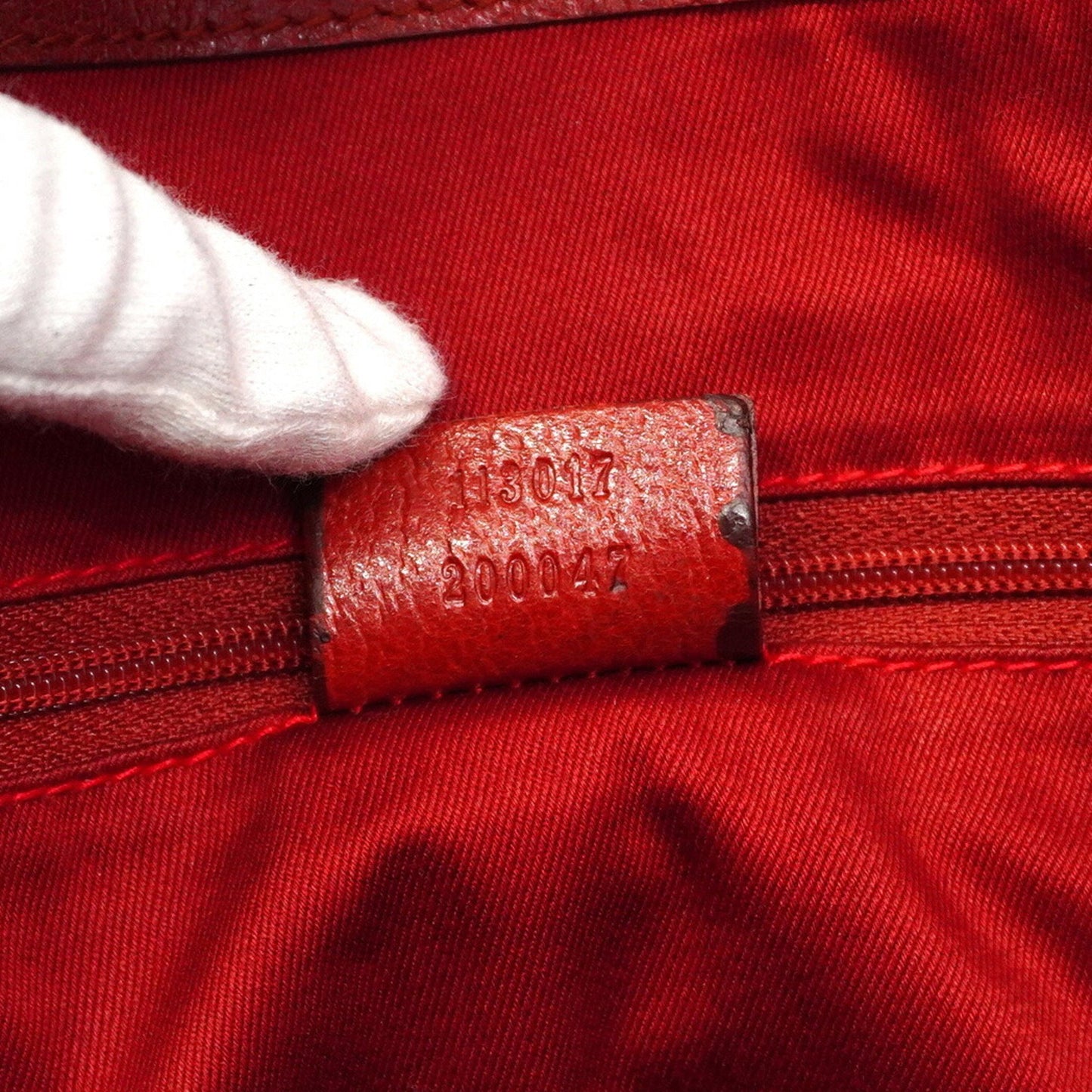 Gucci Gg Canvas Tote Bag 113017 Red