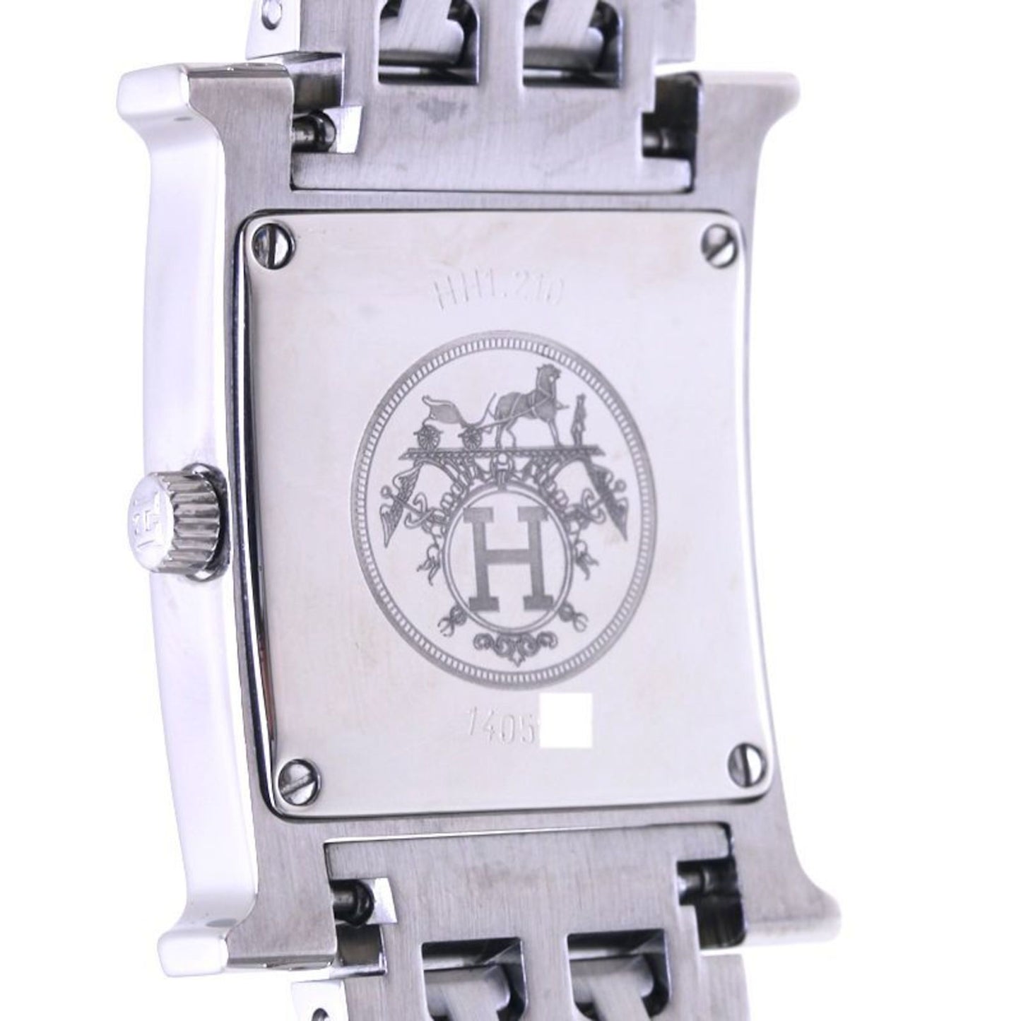 Hermes H Watch Hh1.210.461 4804 Stainless Steel