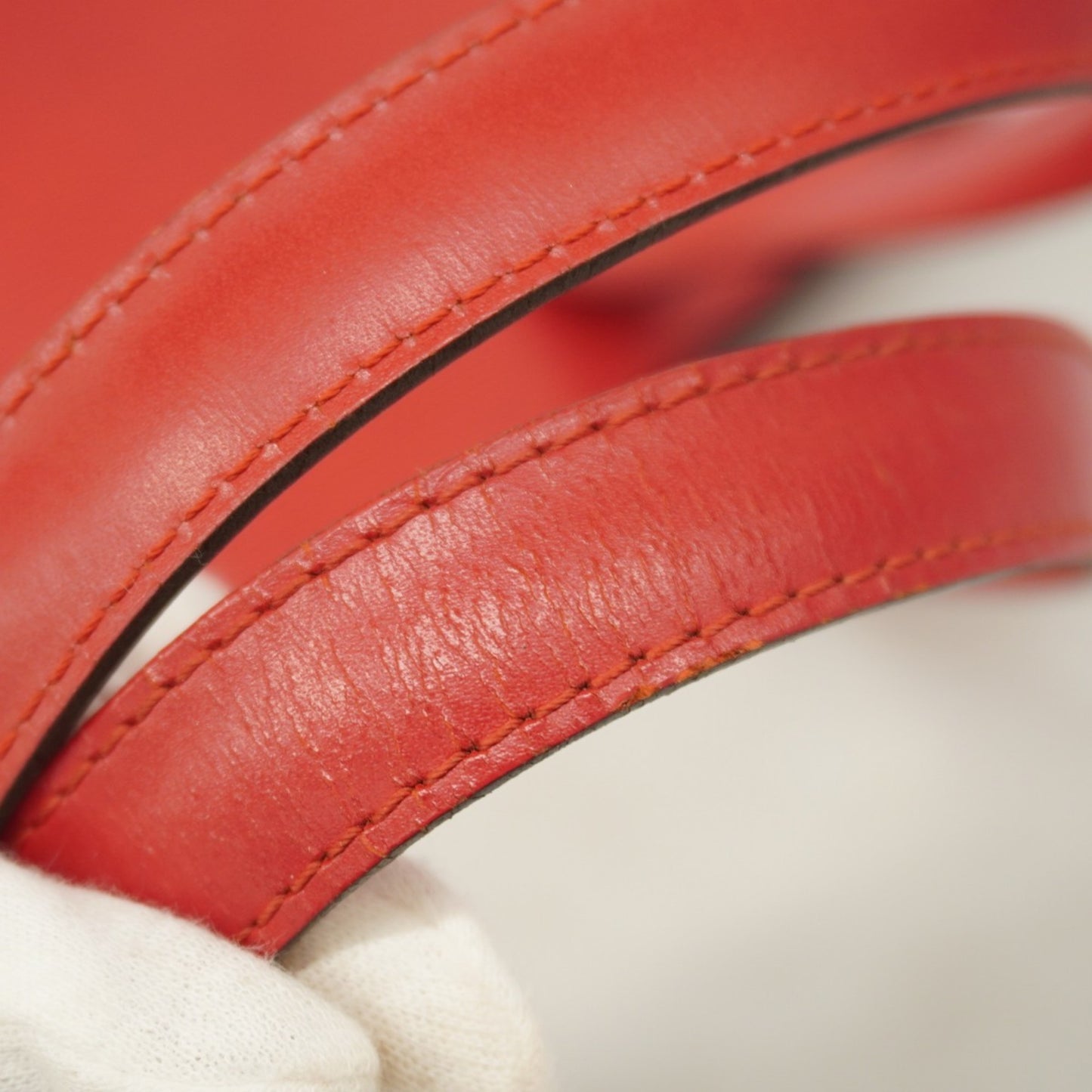 Louis Vuitton Epi Saint-Jacques Shoulder Bag M52267 Castilian Red