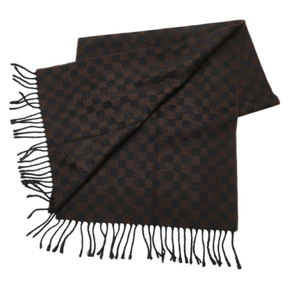 Fendi Logo Scarf In Brown