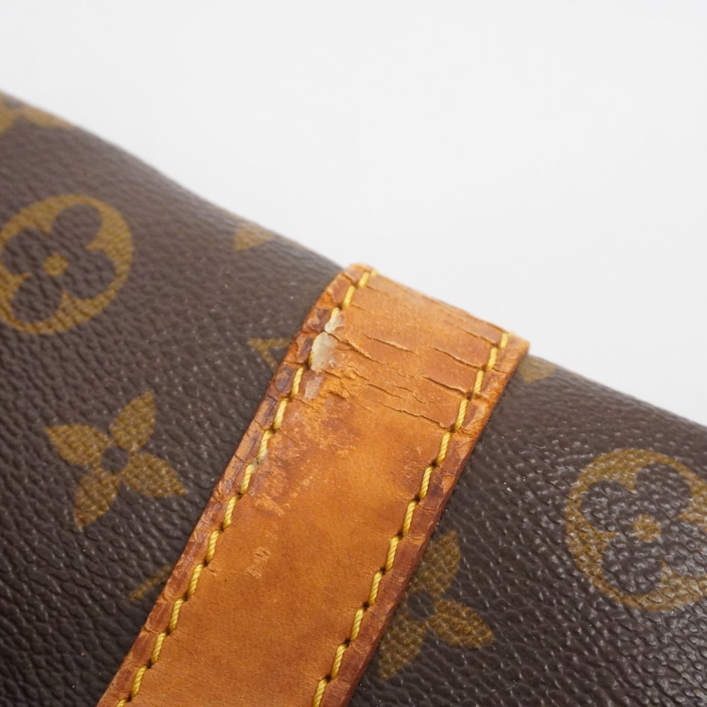 Louis Vuitton Monogram Keepall Bandouliere 60 Boston Bag M41412 Brown