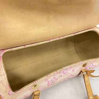Louis Vuitton Monogram Cherry Blossom Papillon M92010 Rose Handbag
