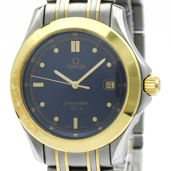 Polished Omega Seamaster 120M Chronometer 18K Gold Steel