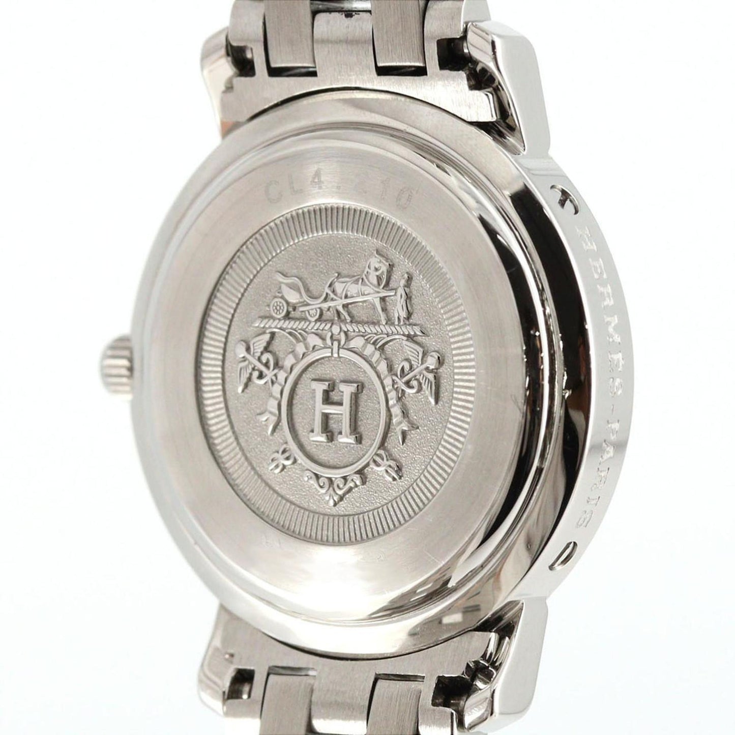 Herms Clipper Cl4.210 Stainless Steel Quartz Watch