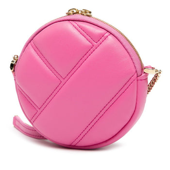 Bvlgari Serpenti Cabochon Micro Pouch Chain Shoulder Bag In Pink Leather
