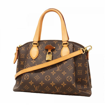 Louis Vuitton Monogram Riboule Pm Handbag M44543 Brown 2-Way Bag
