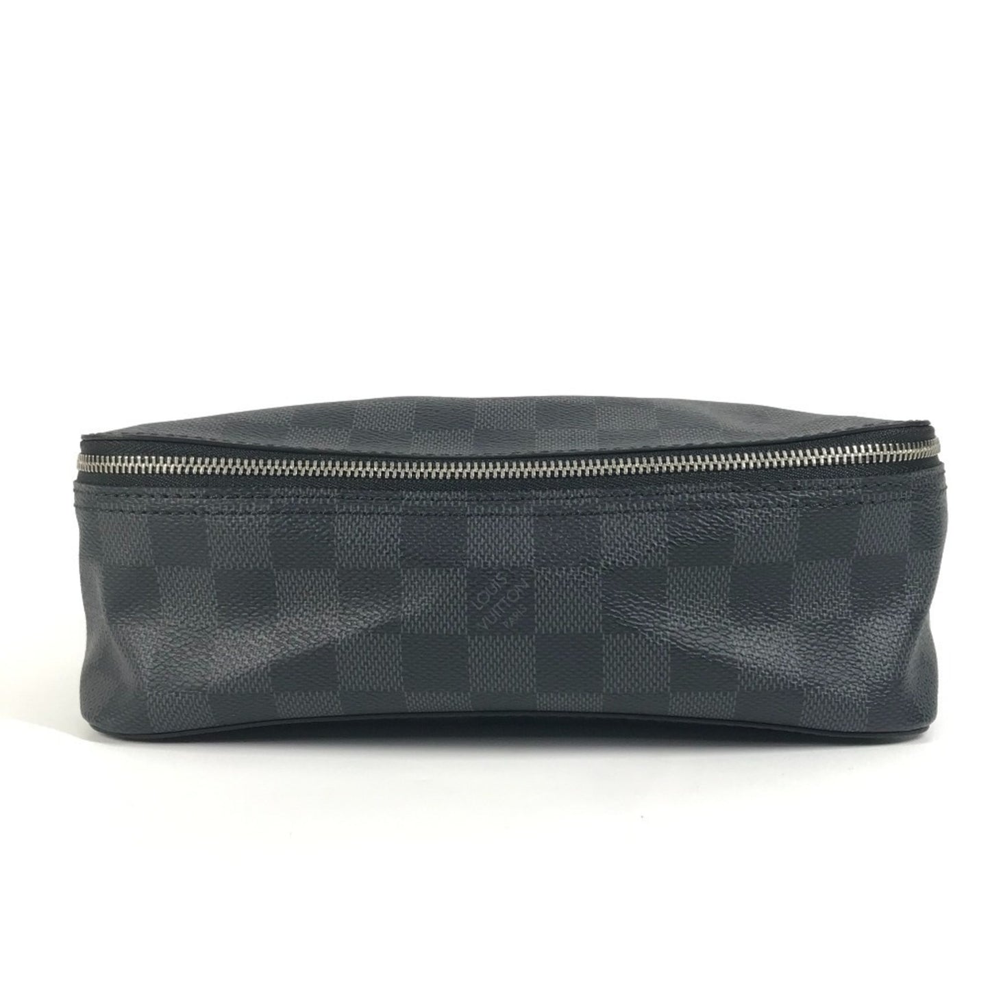 Louis Vuitton N40182 Damier Graphite Cube Langemont Mm Travel Case/Pouch In Canvas