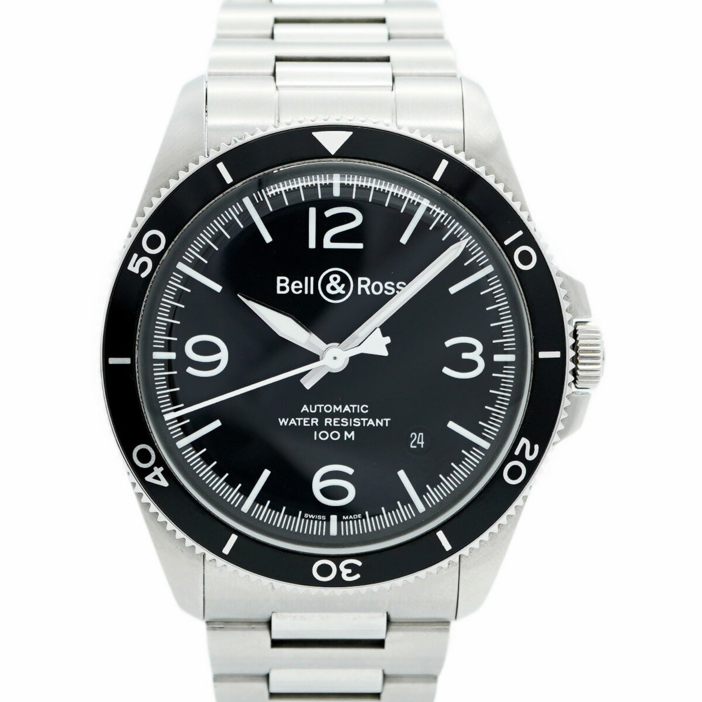 Bell & Ross Br V2-92 Brv2-92-S Black Dial