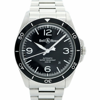 Bell & Ross Br V2-92 Brv2-92-S Black Dial