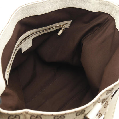 Gucci Bamboo Horsebit Gg Canvas Tote Bag