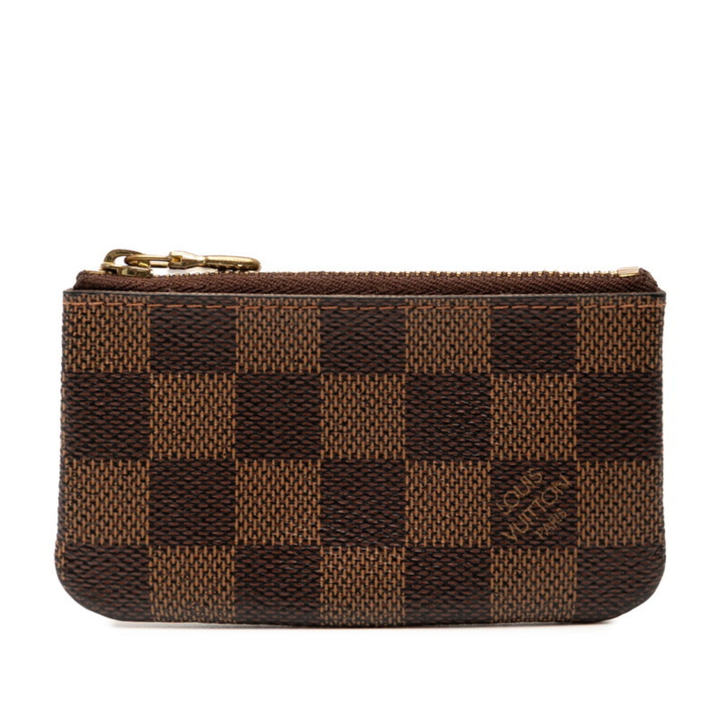 Louis Vuitton Damier Pochette Cl Wallet/Coin Case/Key Case N62658 Brown Leather
