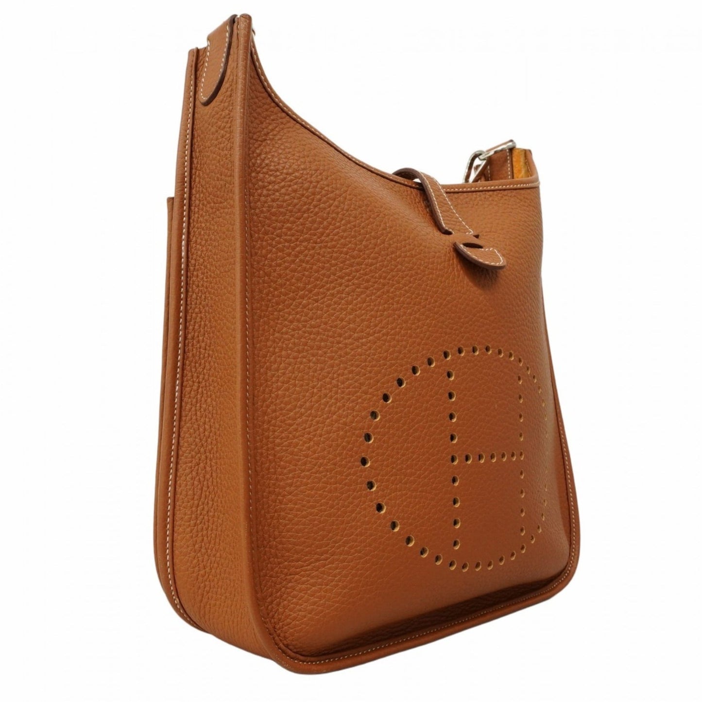 Leather Hermes Shoulder Bag Taurillon Clemence