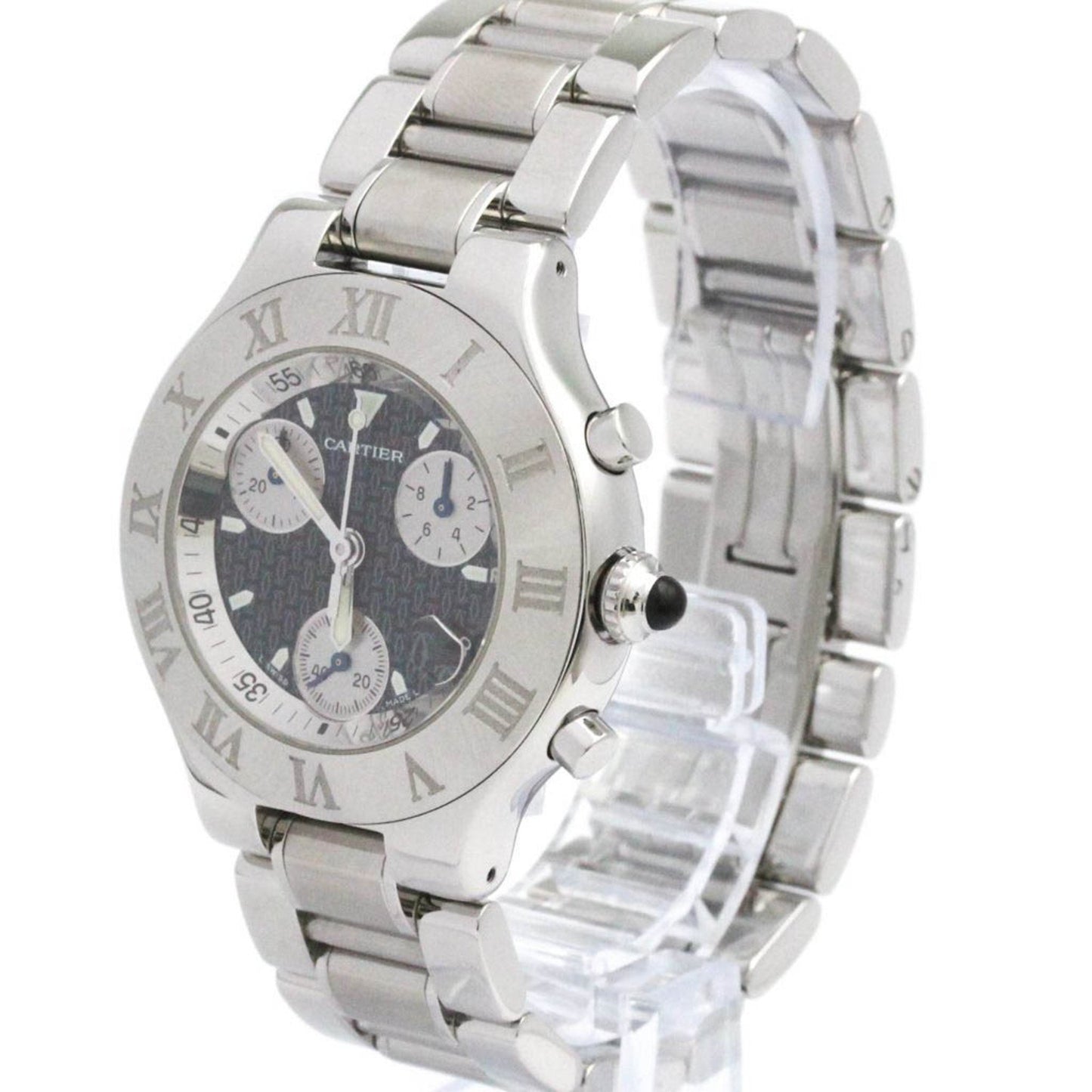 Cartier Must 21 Chronoscaph Steel Quartz