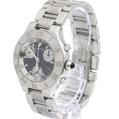 Cartier Must 21 Chronoscaph Steel Quartz