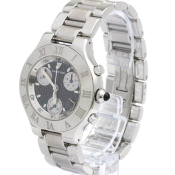 Cartier Must 21 Chronoscaph Steel Quartz