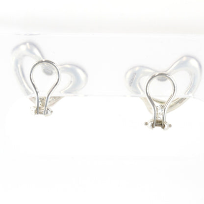 Tiffany & Co. Heart 10.7G Earrings In 925 Sterling Silver