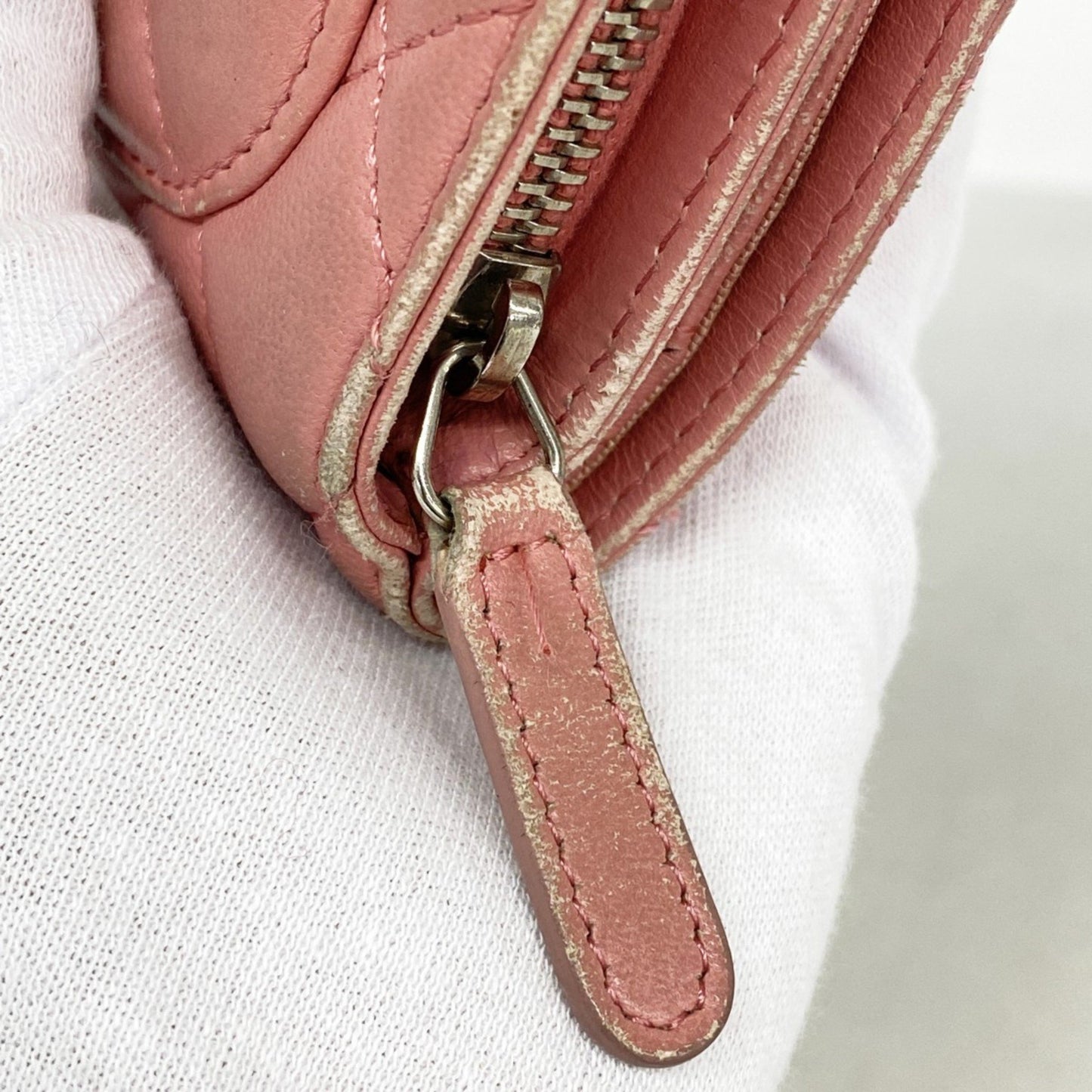 Chanel Matelasse Lambskin Pink Wallet