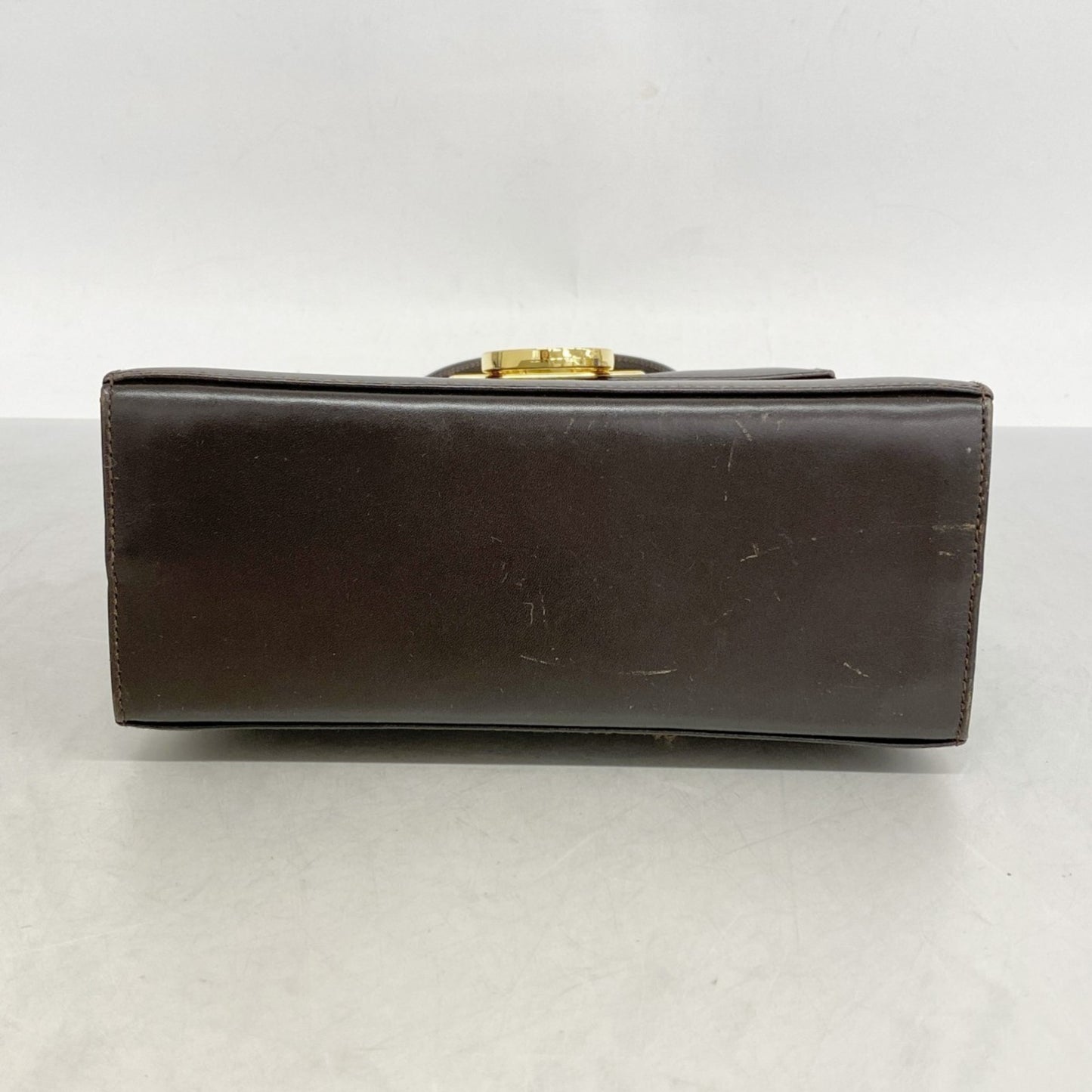 Salvatore Ferragamo Gancini Leather Handbag