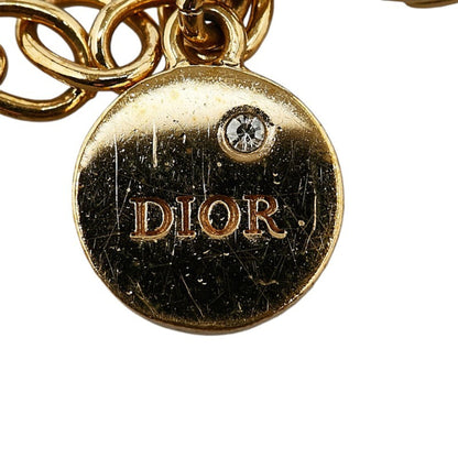 Christian Dior Dior Dio(R)Evolution Rhinestone Chain Bracelet Plated