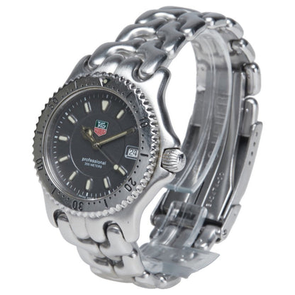 Tag Heuer Cell Watch Wg1213-Ko Quartz Gray Dial Stainless Steel Boys' Heuer