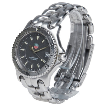 Tag Heuer Cell Watch Wg1213-Ko Quartz Gray Dial Stainless Steel Boys' Heuer