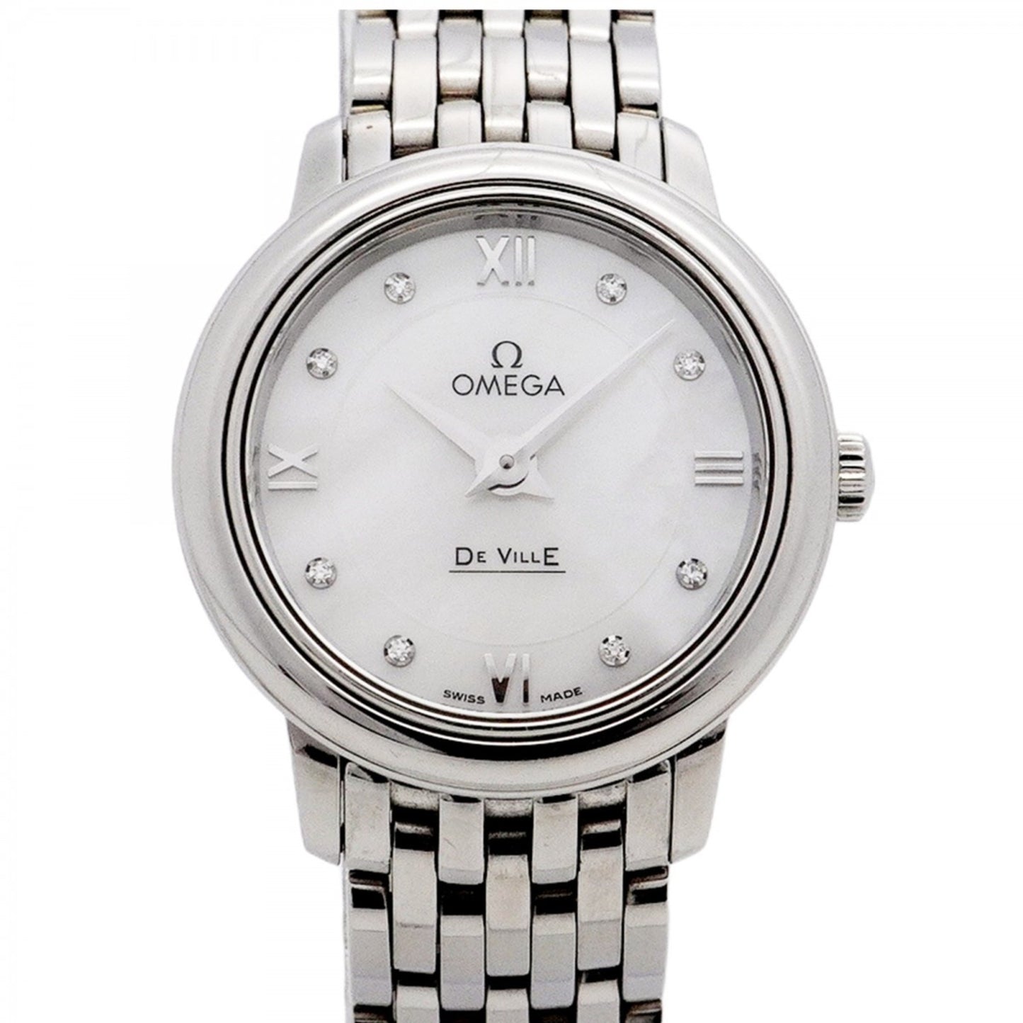 Omega De Ville 424.10.24.60.55.001 White Dial