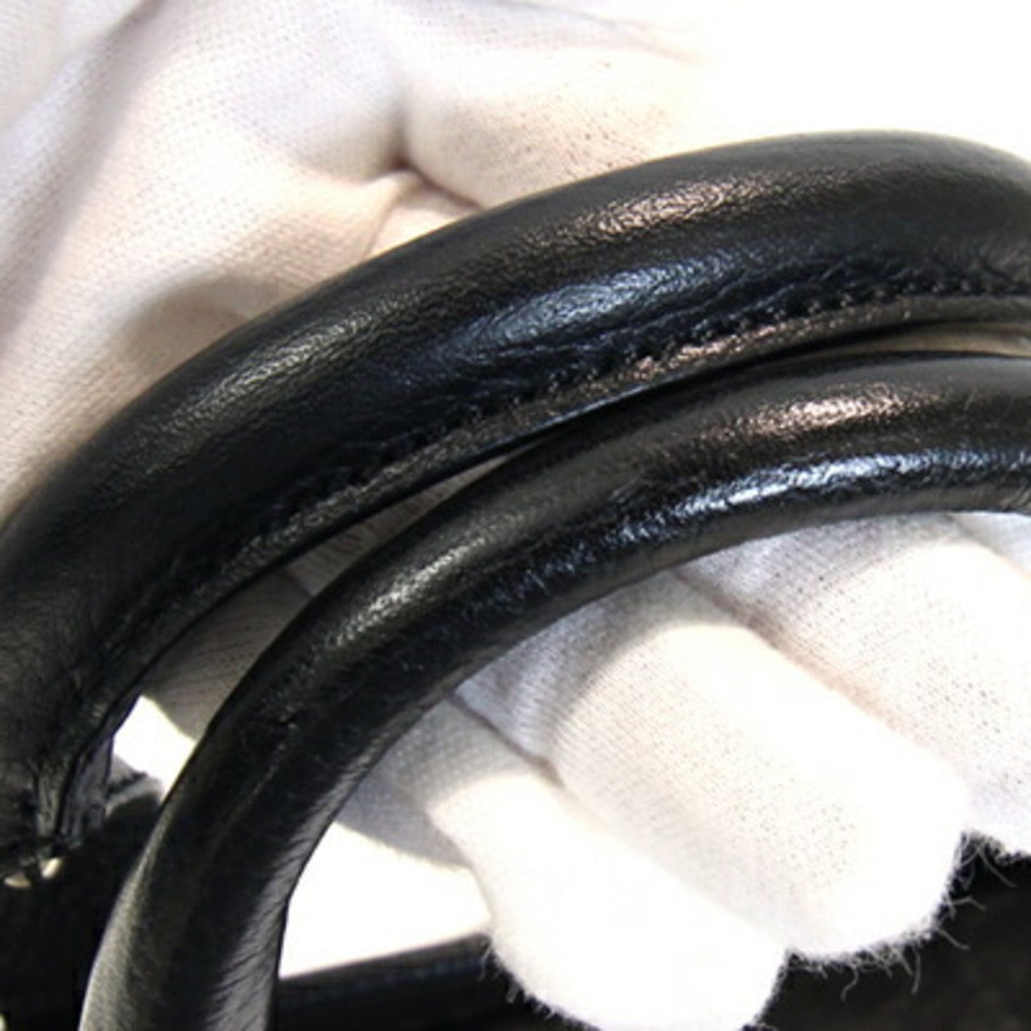 Burberry Handbag Black Leather Nova Check