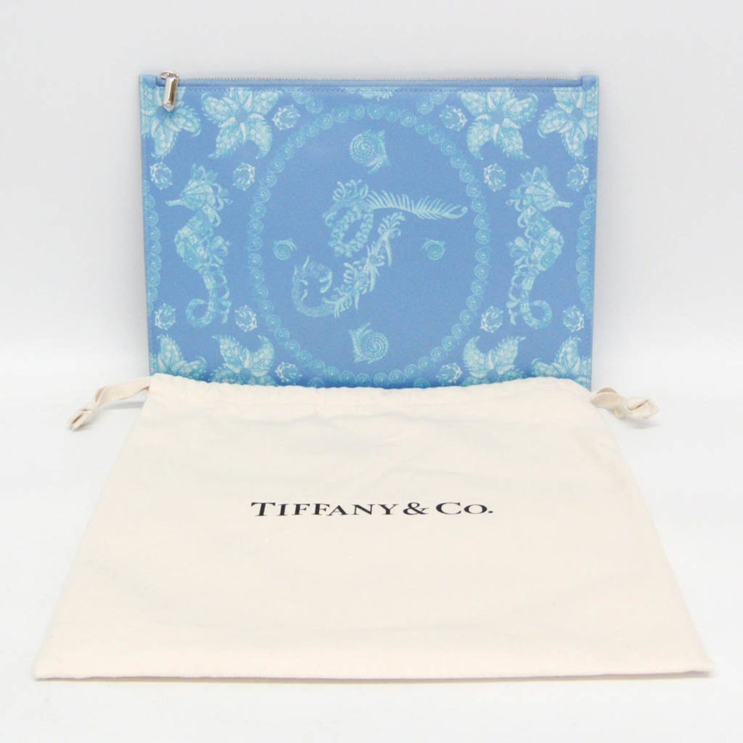 Tiffany Seahorse Women'S Leather Clutch Bag