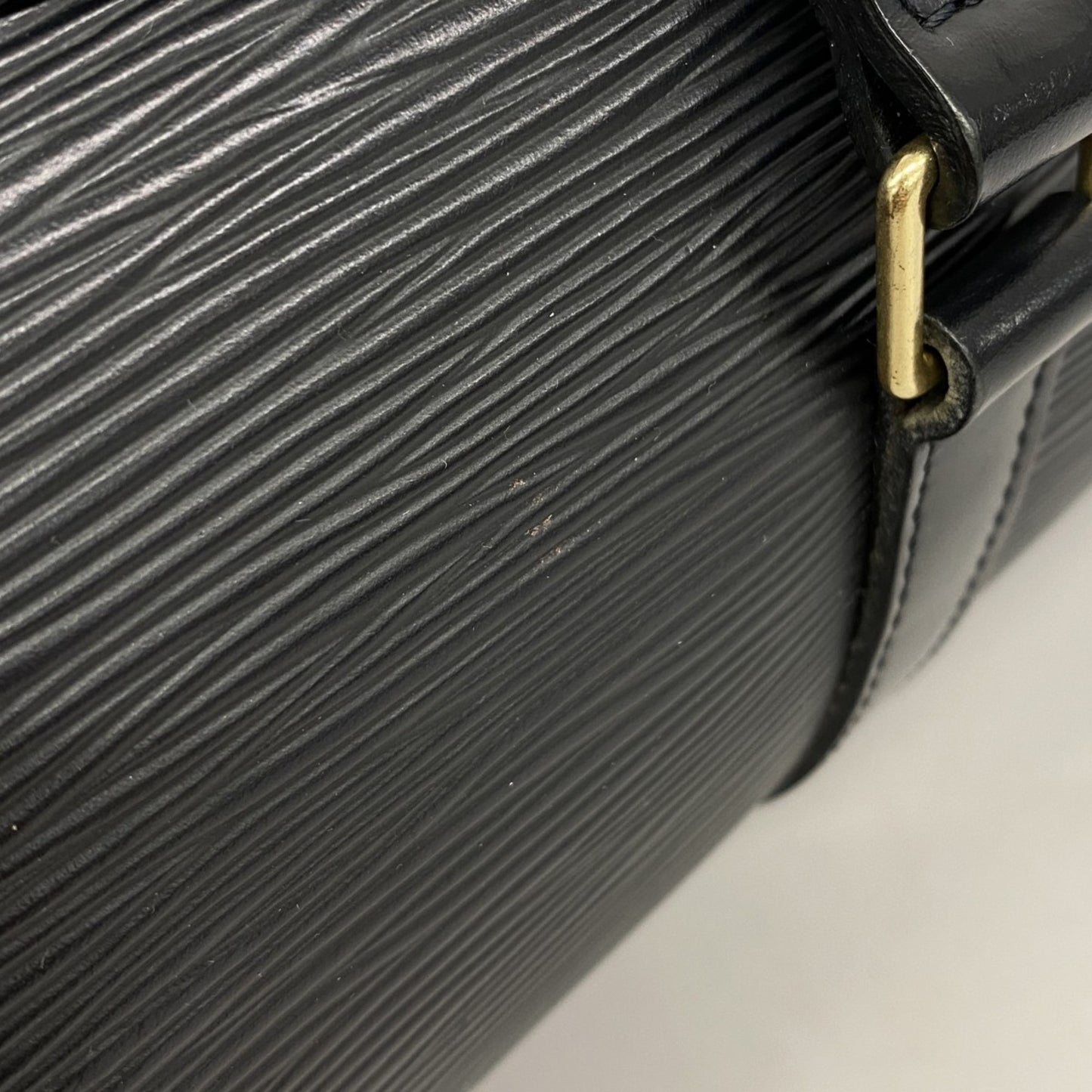 Louis Vuitton Epi Soufflot Handbag M52222 Noir