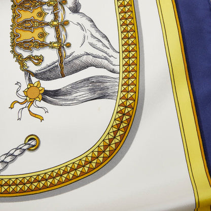 Hermes Herms Carr 90 Tres Grand Apparel Horse Scarf