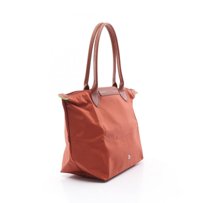 Longchamp Le Pliage Green M Tote Bag Canvas Leather